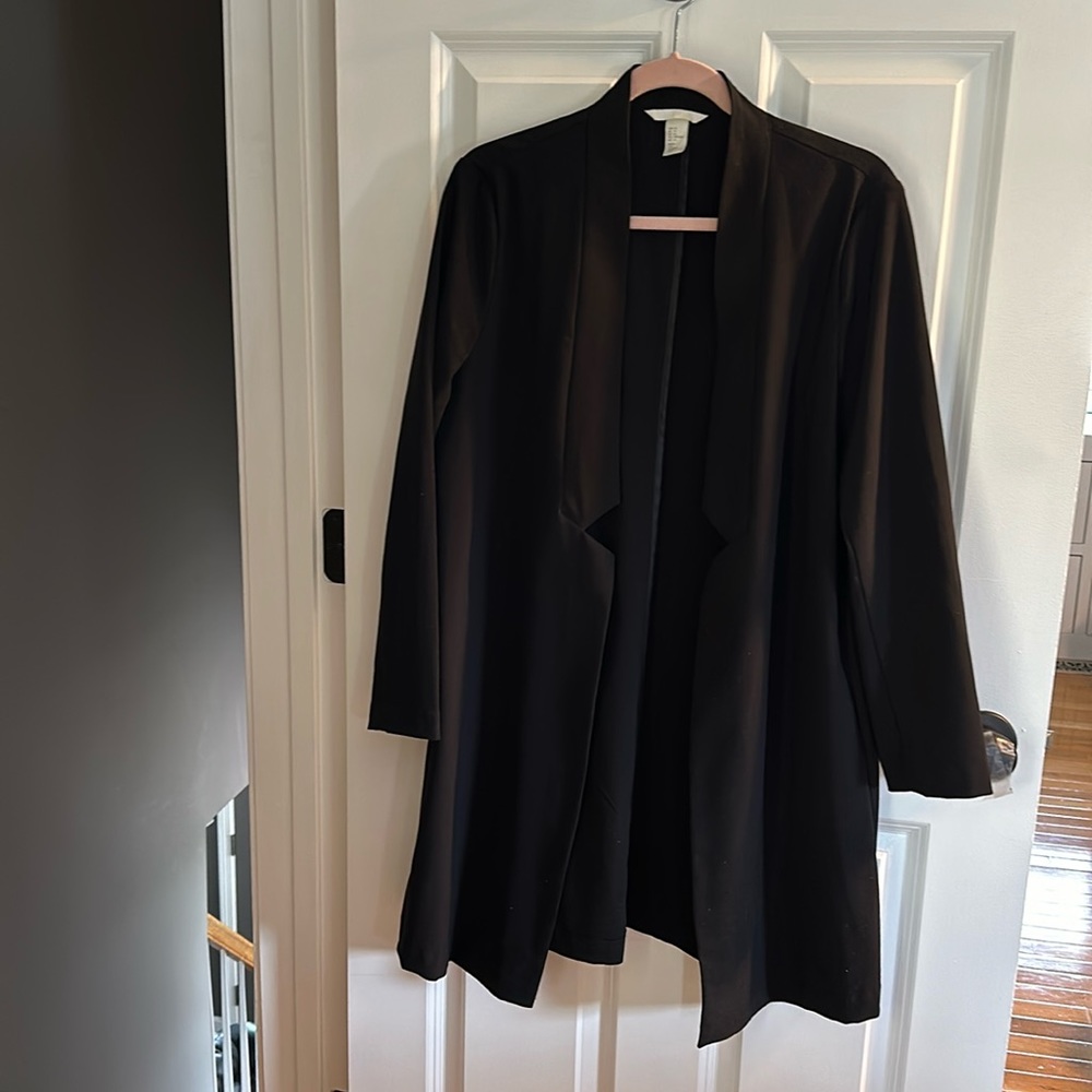 H&M Black Long Blazer